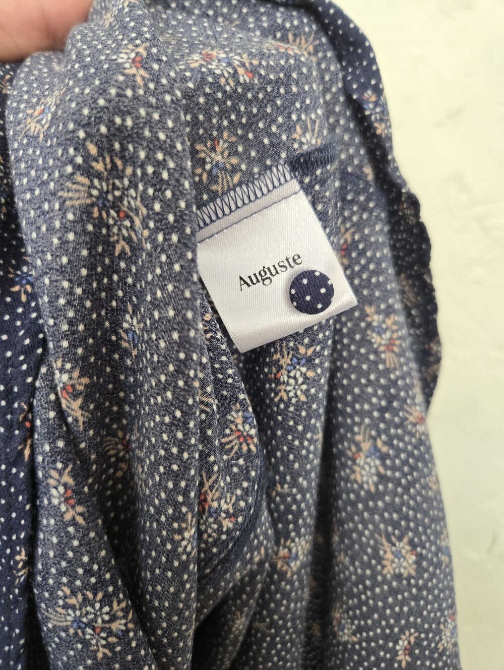 Auguste the Label Blue Floral Tied Bust Jasmine Dress, 8 - Picture 13 of 14